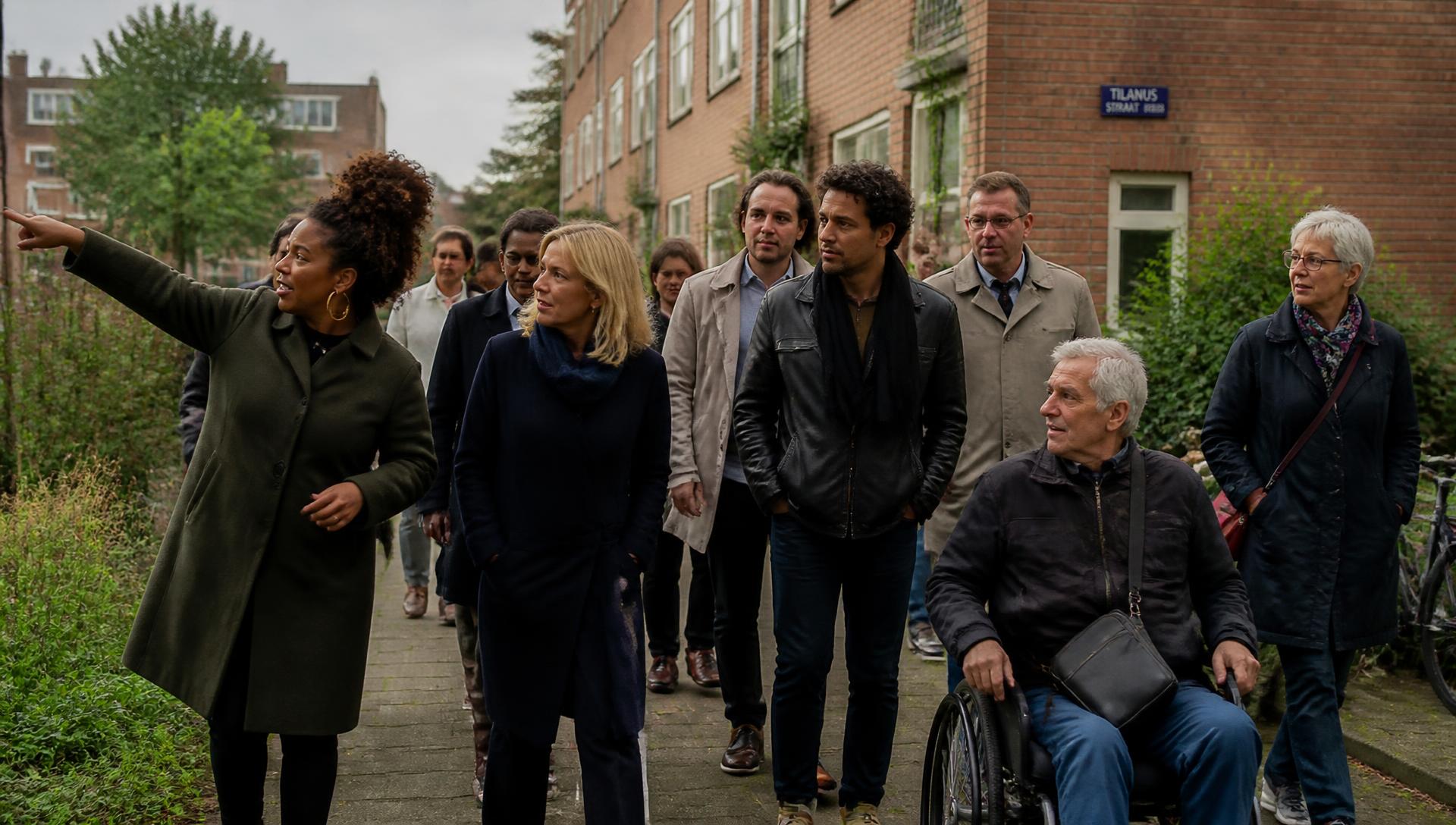de wijk in